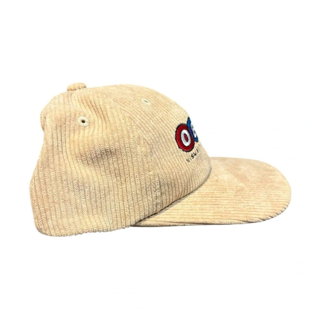 OBEY Visual Industries Corduroy SnapBack Khaki Hat, Tan (Obey Clothing) - Picture 2 of 6